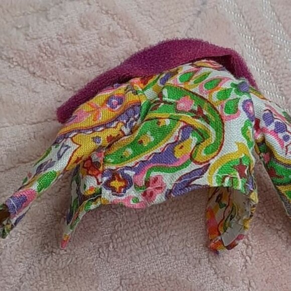 Vintage Child/Teen Fashion Doll Paisley Purple Jacket Clone? Tutti/Stacie sized - Picture 5 of 5